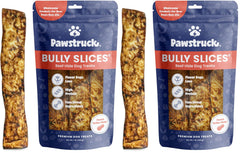 Pawstruck Bully Slices empaque variado para almacenamiento práctico