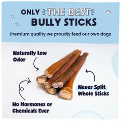 Pawstruck palito de res largo para perros activos