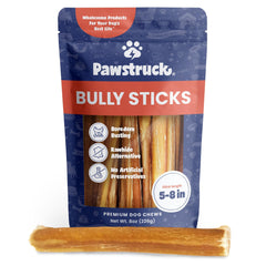 Pawstruck palitos de res de 8 onzas para masticación prolongada