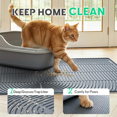 Pawtasy alfombrilla de silicona impermeable y antideslizante, suave para las patas.