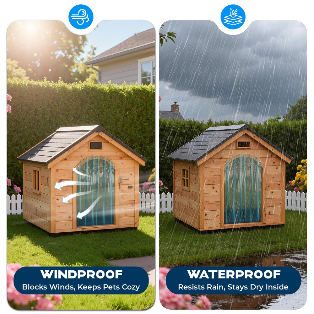 Pawtenda instalación DIY de láminas para puerta de mascota