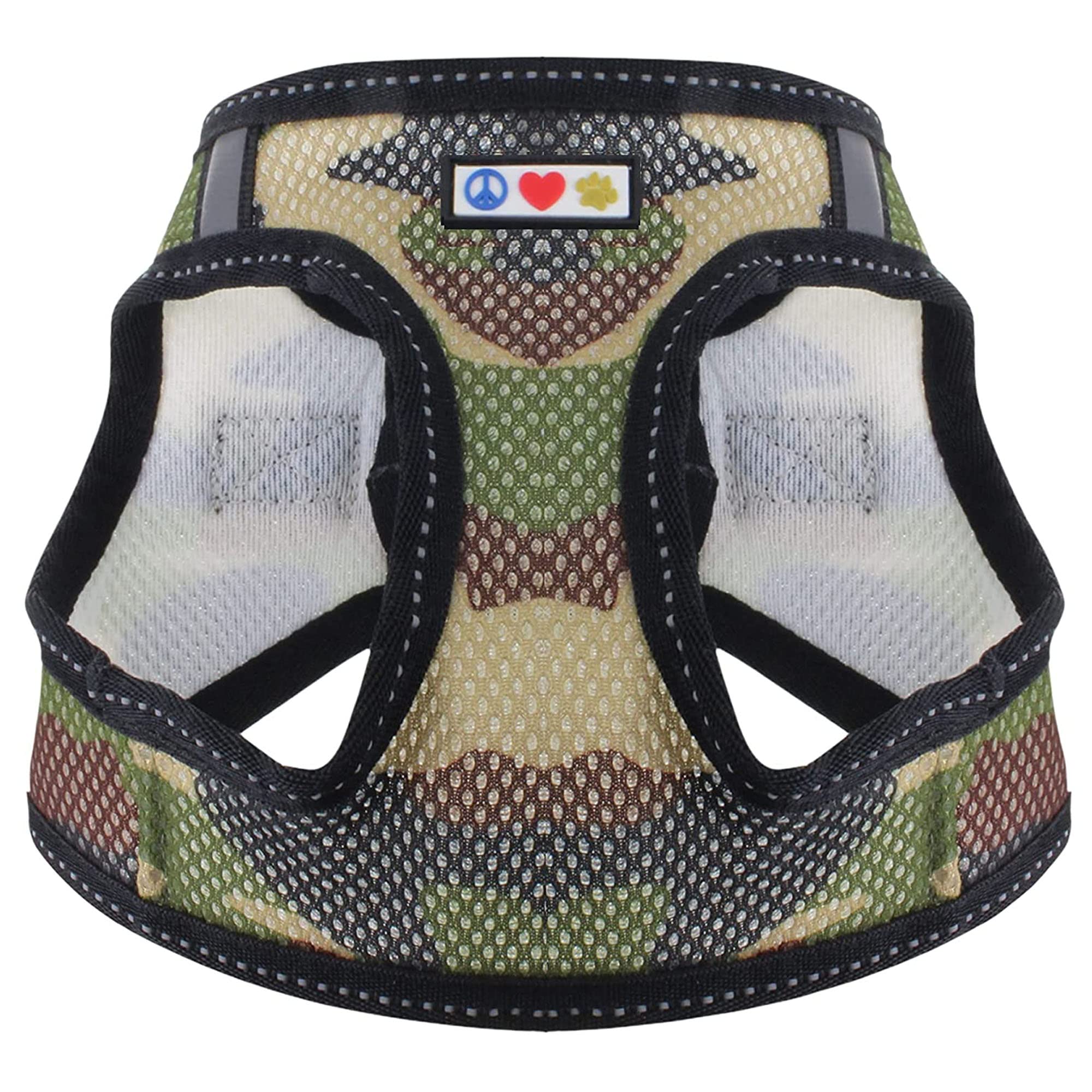 Pawtitas arnés para perro grande con malla transpirable, ideal para paseos diarios.