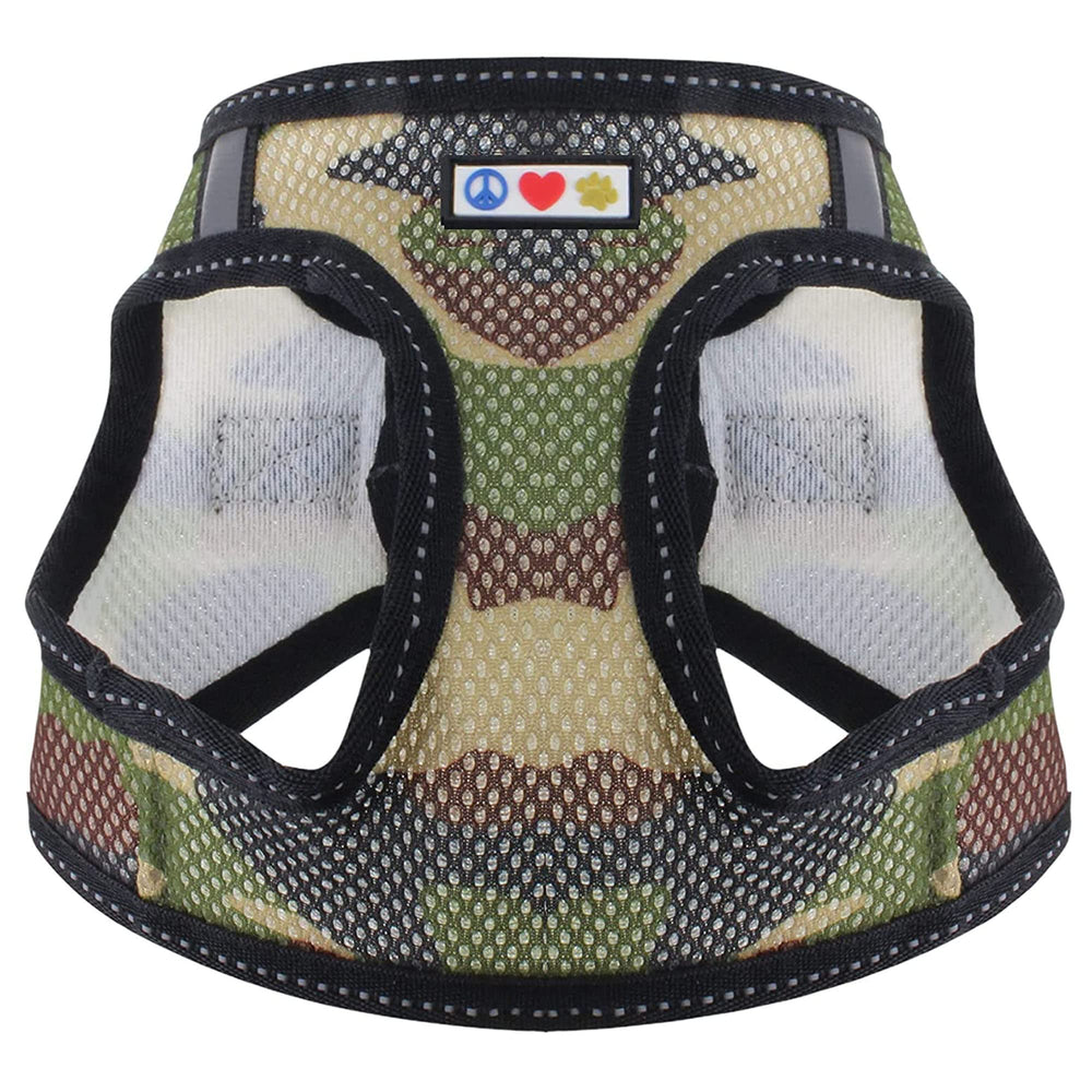 Pawtitas arnés para perro grande con malla transpirable, ideal para paseos diarios.