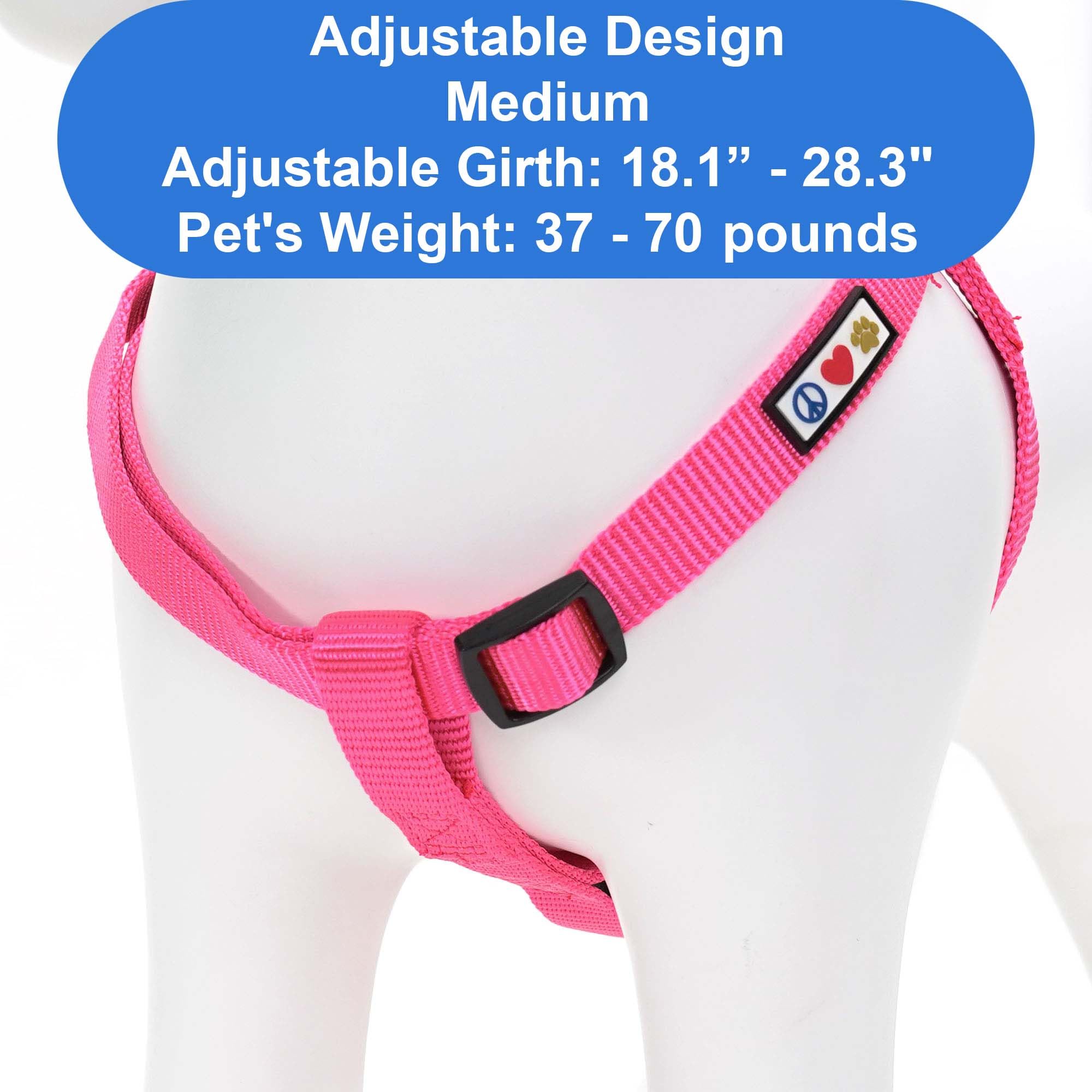 Arnés Pawtitas disponible en varios colores para estilo y seguridad.