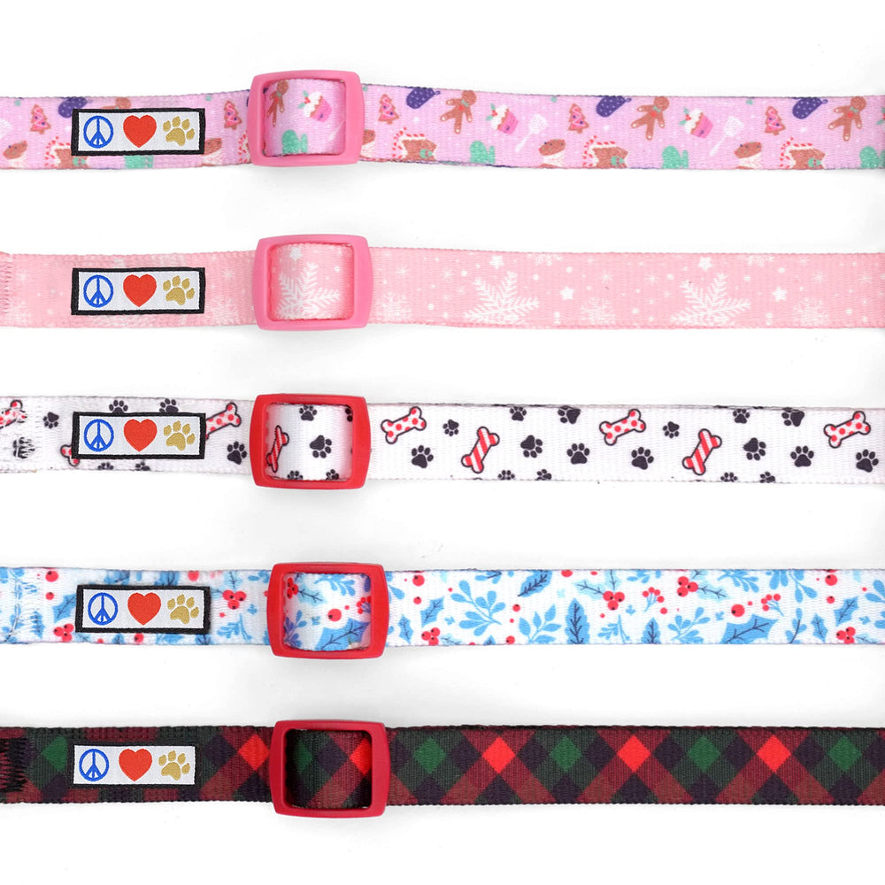 Collar Pawtitas con diseño festivo y colores vivos para cualquier ocasión.