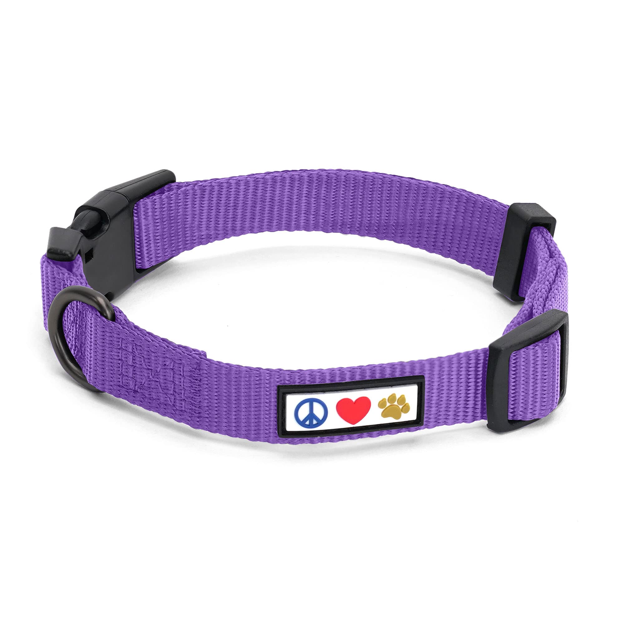 Pawtitas collar grande para perro ajustable, comodidad y ajuste seguro.