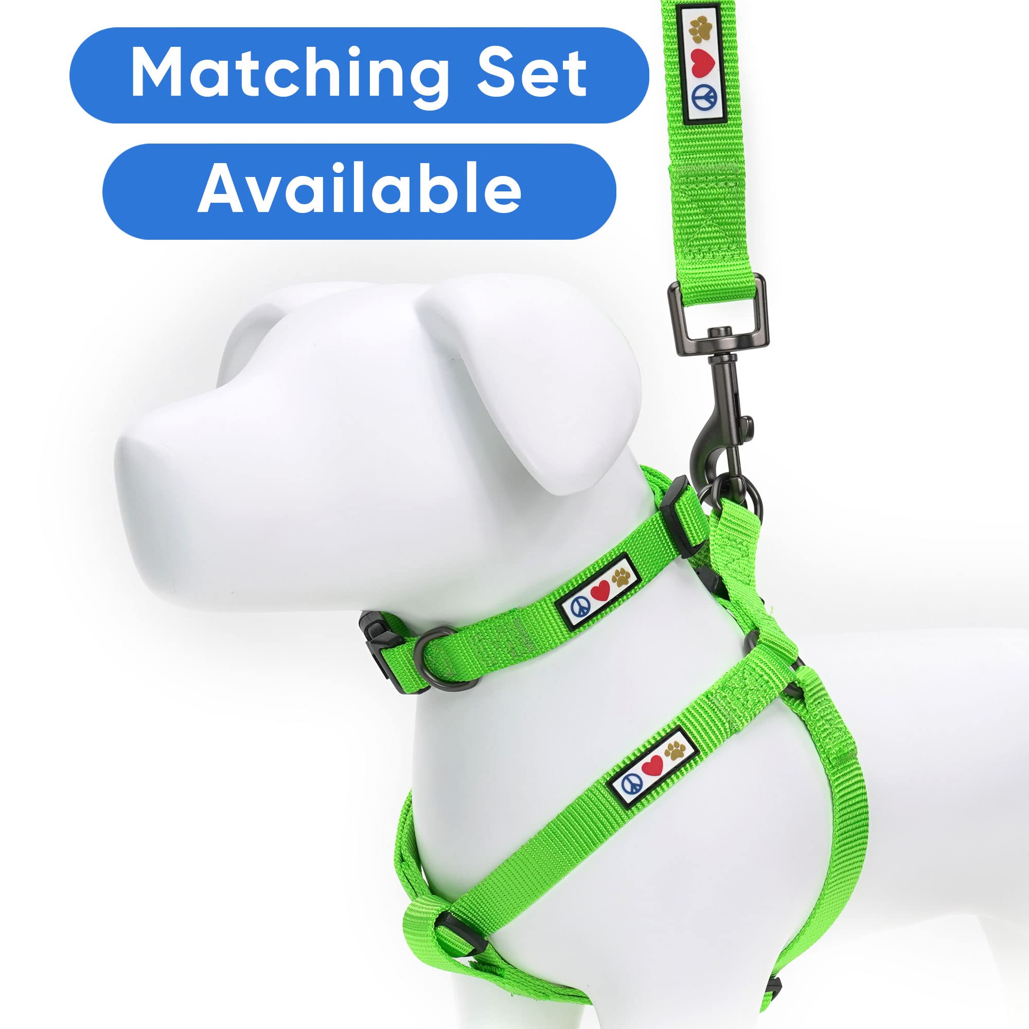 Pawtitas collar para paseos diarios y juegos en parques