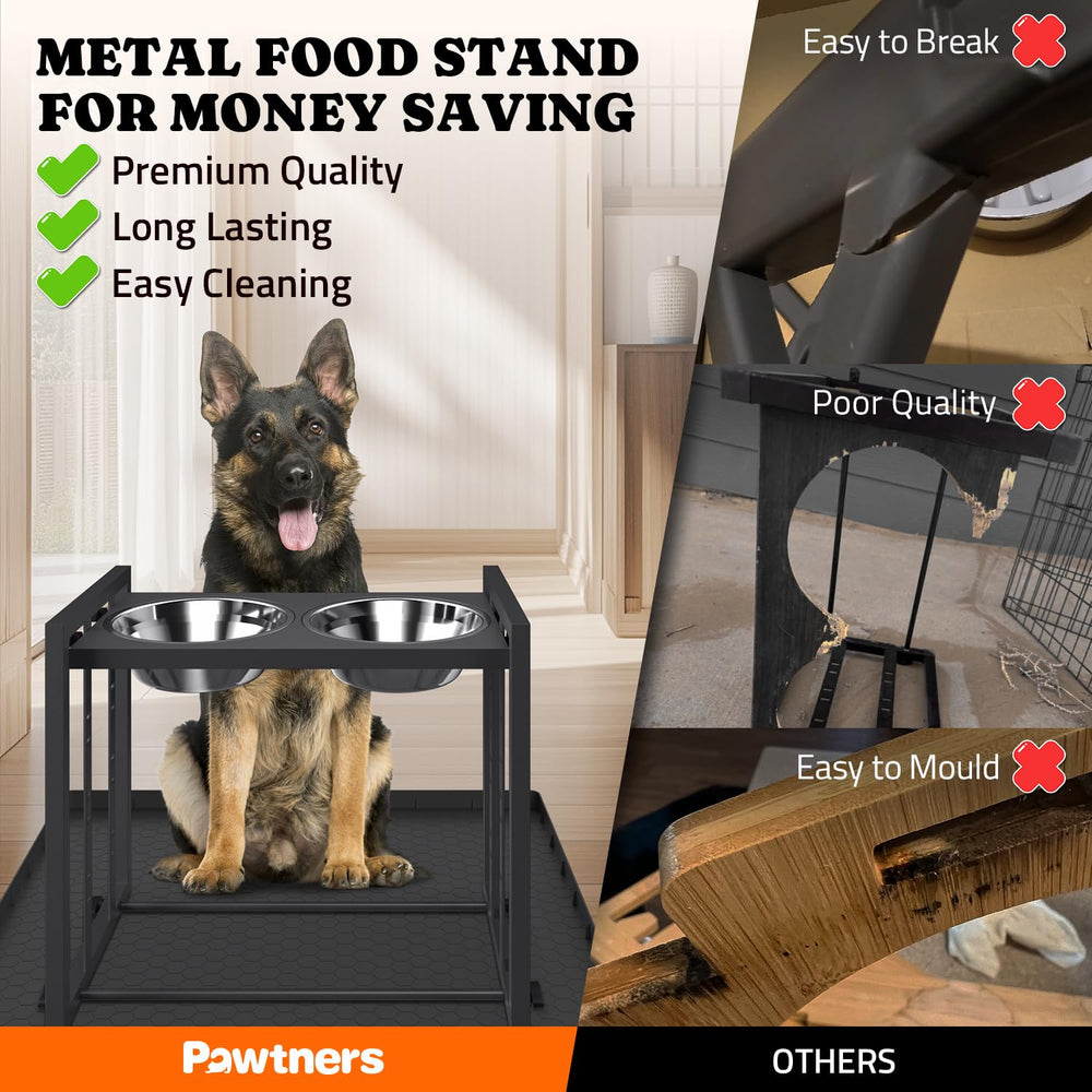 Anillo amortiguador de Pawtners reduce ruido y vibración al comer.