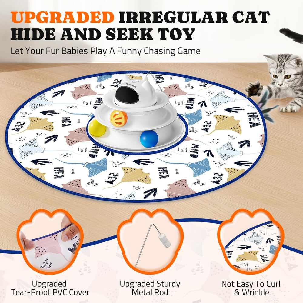 Pawtners Juguete Gato Varillas Metal: mayor durabilidad para juego intenso.