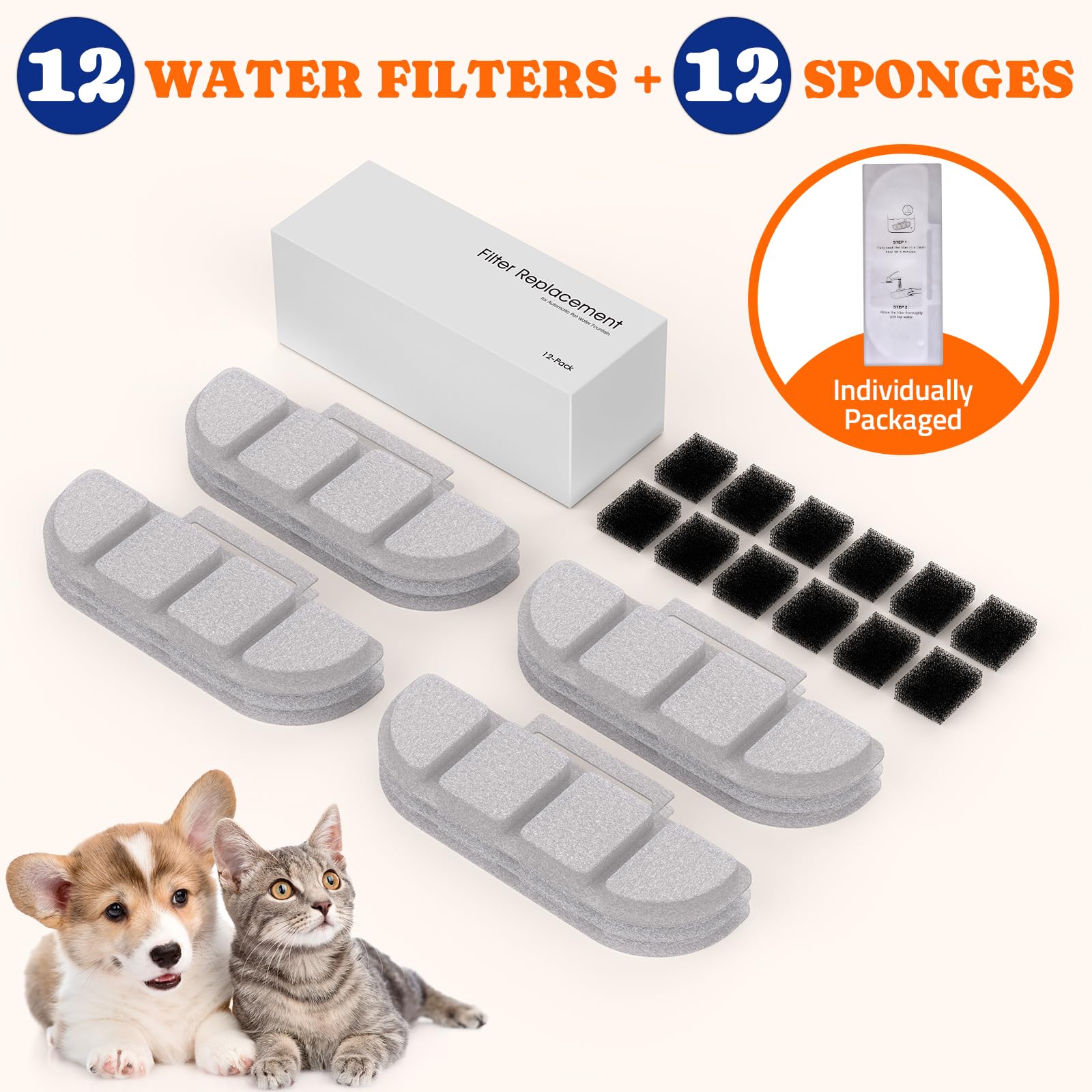 Pawtners WF008A: cepillo de limpieza para mantenimiento sencillo.