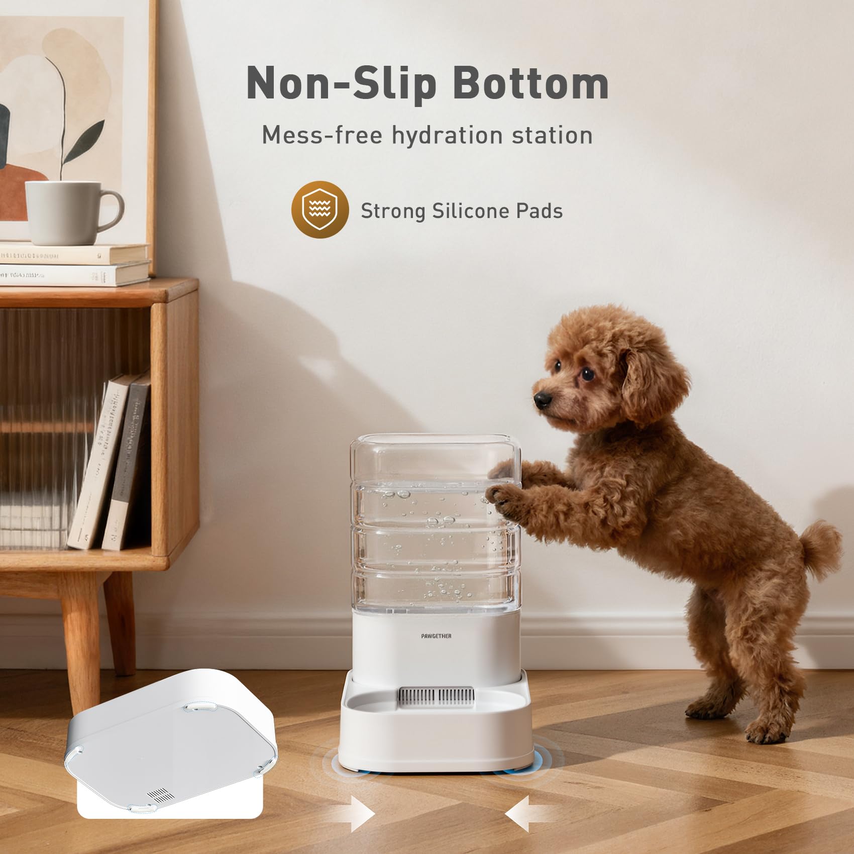 PAWGETHER capacidad de 3,78 L, menos recargas