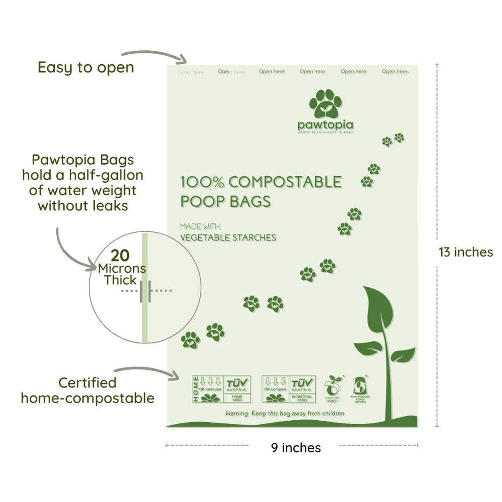 Pawtopia bolsa para perro, apertura rápida y resistencia para uso diario.