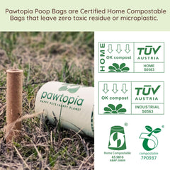 Bolsas de tamaño 9x13 pulgadas Pawtopia para dispensadores estándar.
