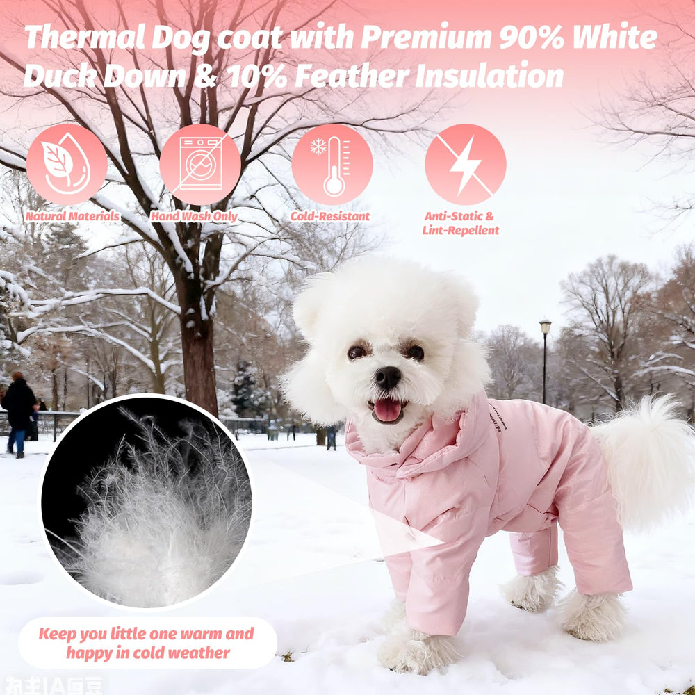 PawUnion cobertura total para pecho, vientre y patas protege contra nieve y viento
