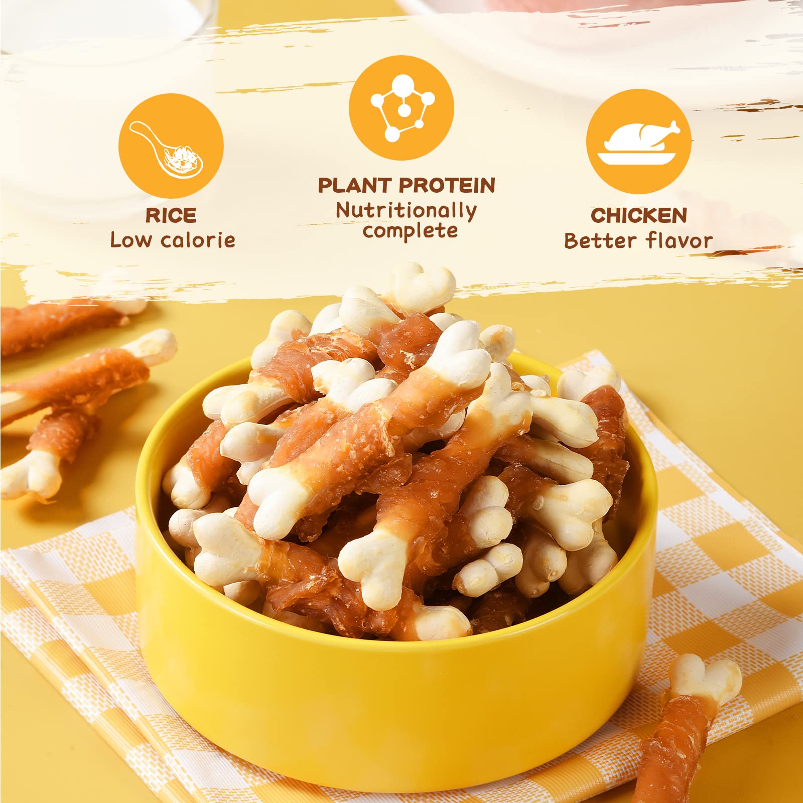 PAWUP diseño en forma de hueso para agarre cómodo y masticado controlado.