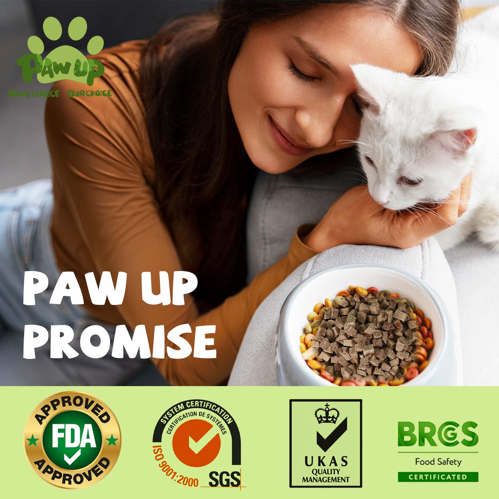 PAWUP trozos liofilizados para rehidratar, realzan aroma y sabor natural.