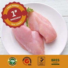 PAWUP palitos con pavo envuelto en tendón de res, masticación prolongada.