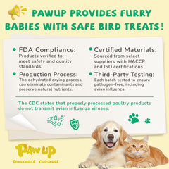 PAWUP premios para perros pequeños, masticación prolongada y entretenida.