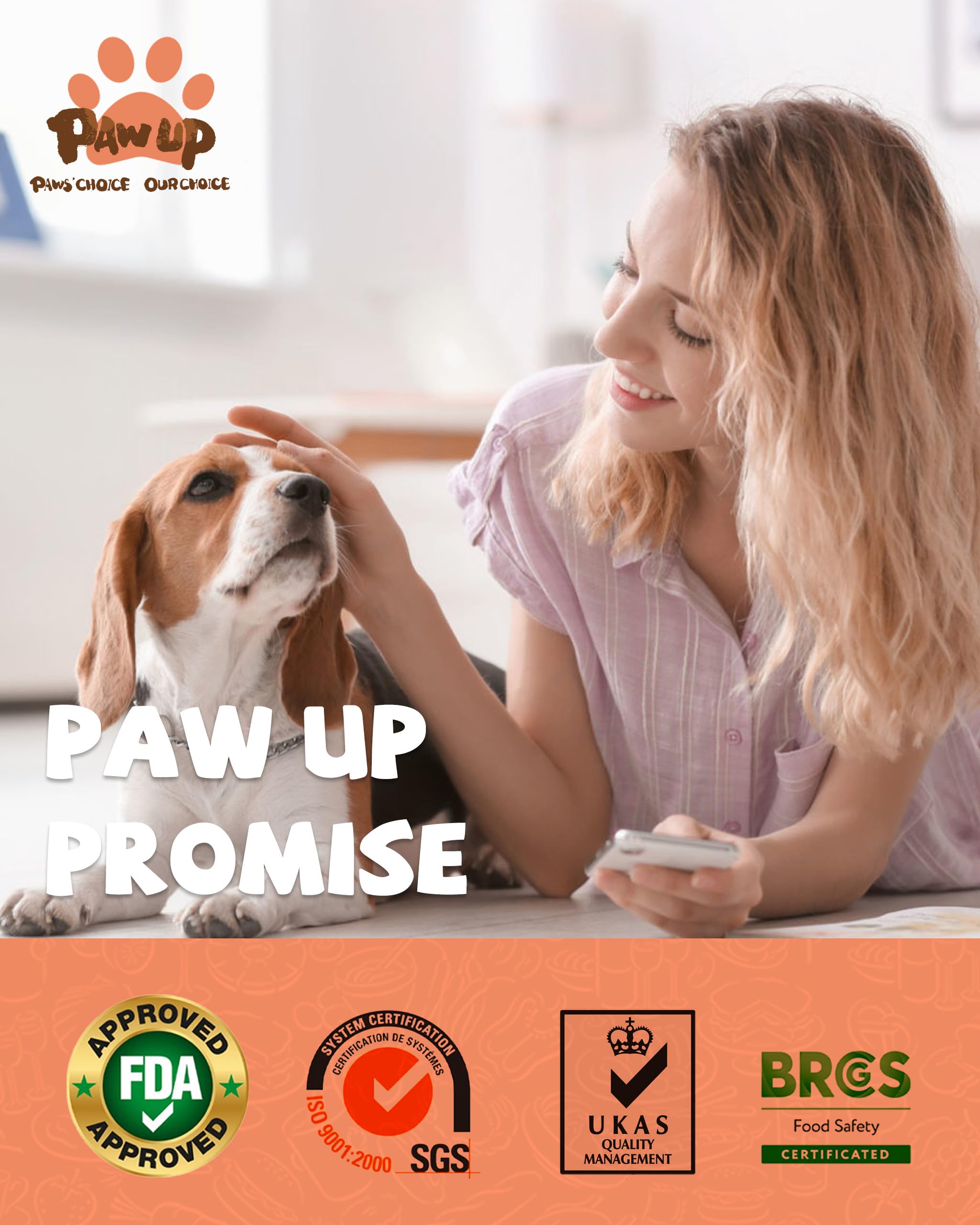 PAWUP Salmón, textura natural, realce aroma y sabor.