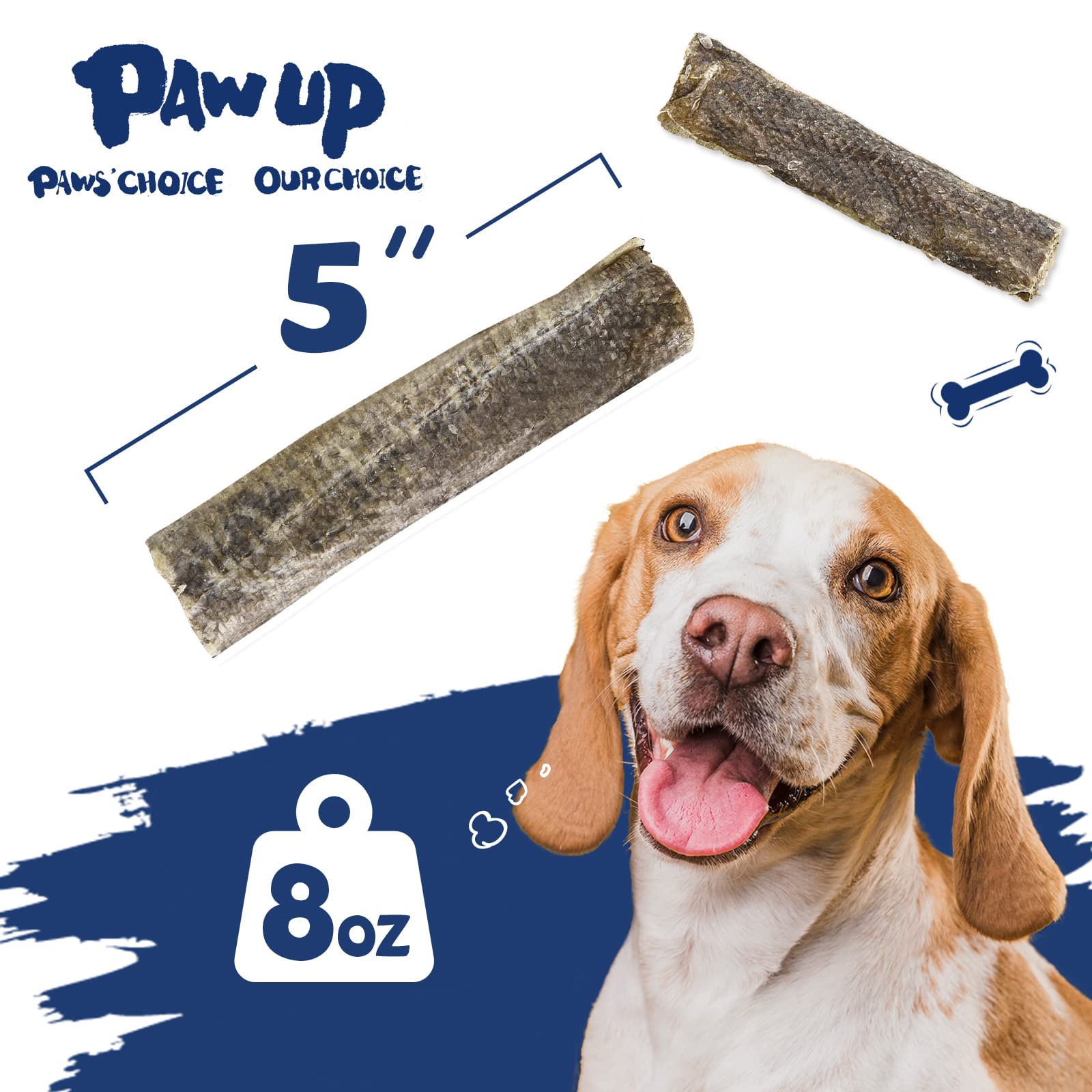 PAWUP snacks de bacalao con taurina para la salud canina