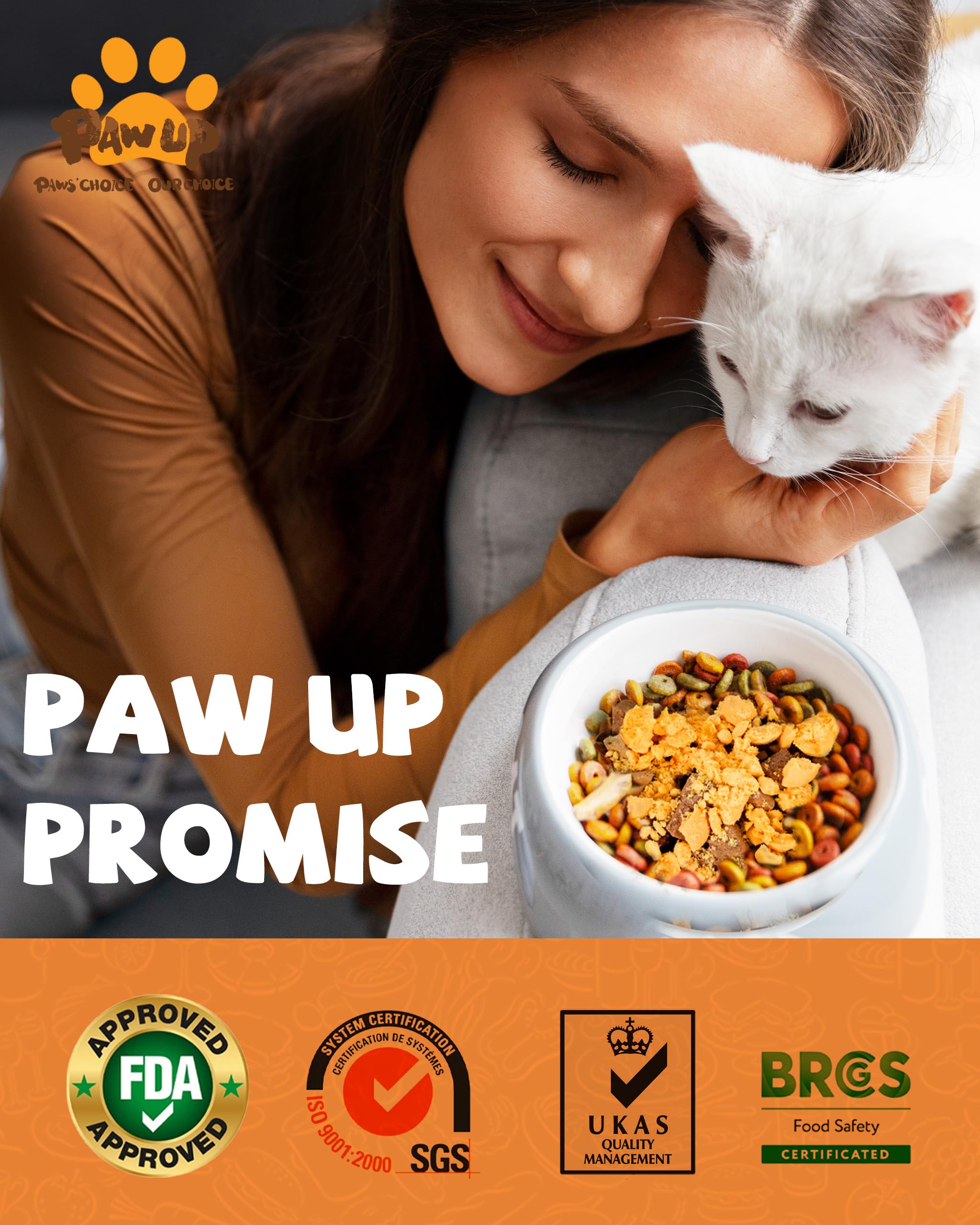 PAWUP textura crujiente en cada bocado para masticación.
