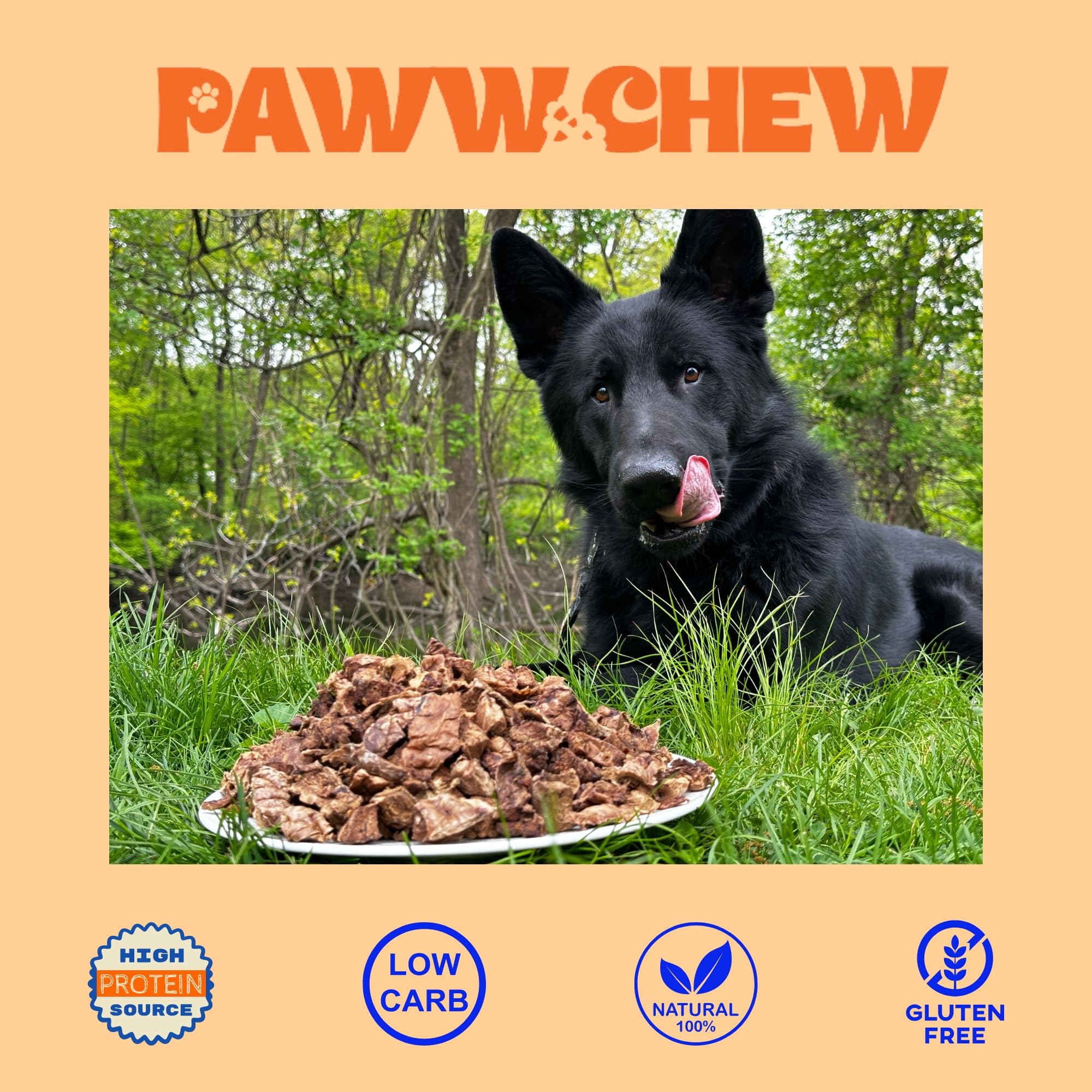 PAWW CHEW para entrenamiento de perros, trozos sabrosos que refuerzan conductas.