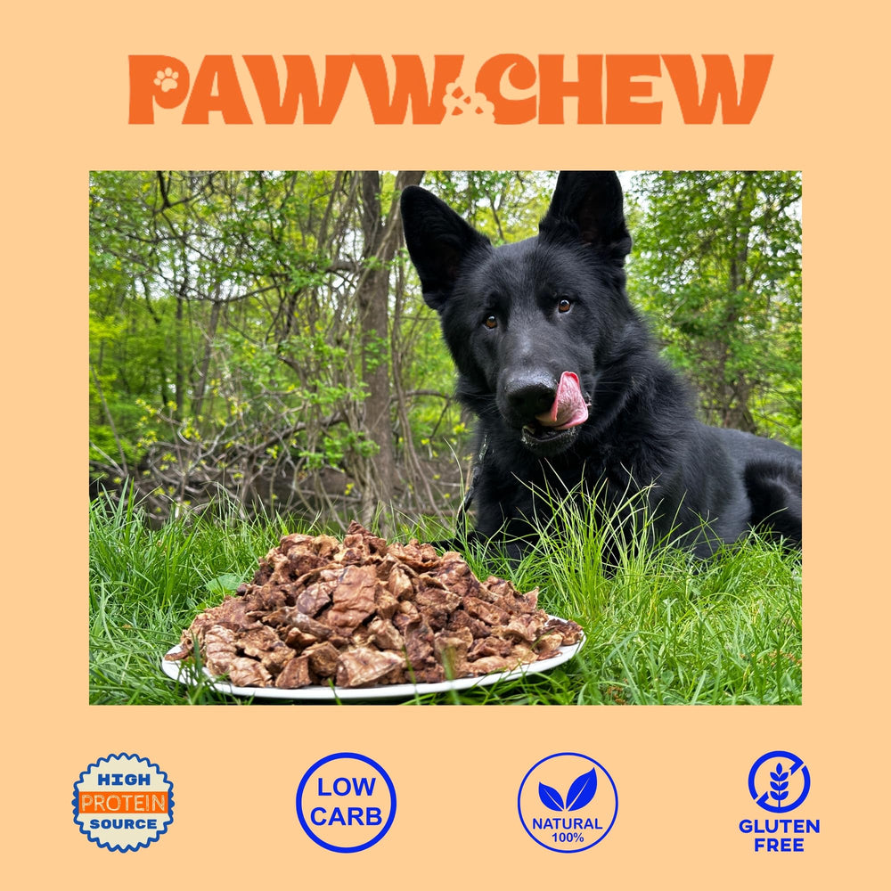 PAWW CHEW para entrenamiento de perros, trozos sabrosos que refuerzan conductas.