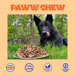 PAWW CHEW para entrenamiento de perros, trozos sabrosos que refuerzan conductas.