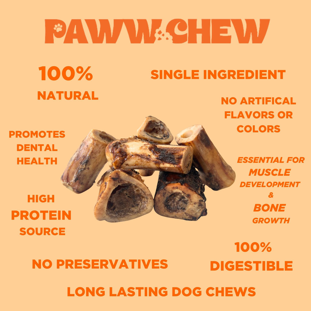 PAWW CHEW hueso de res para perros de todos los tamaños, sabor natural