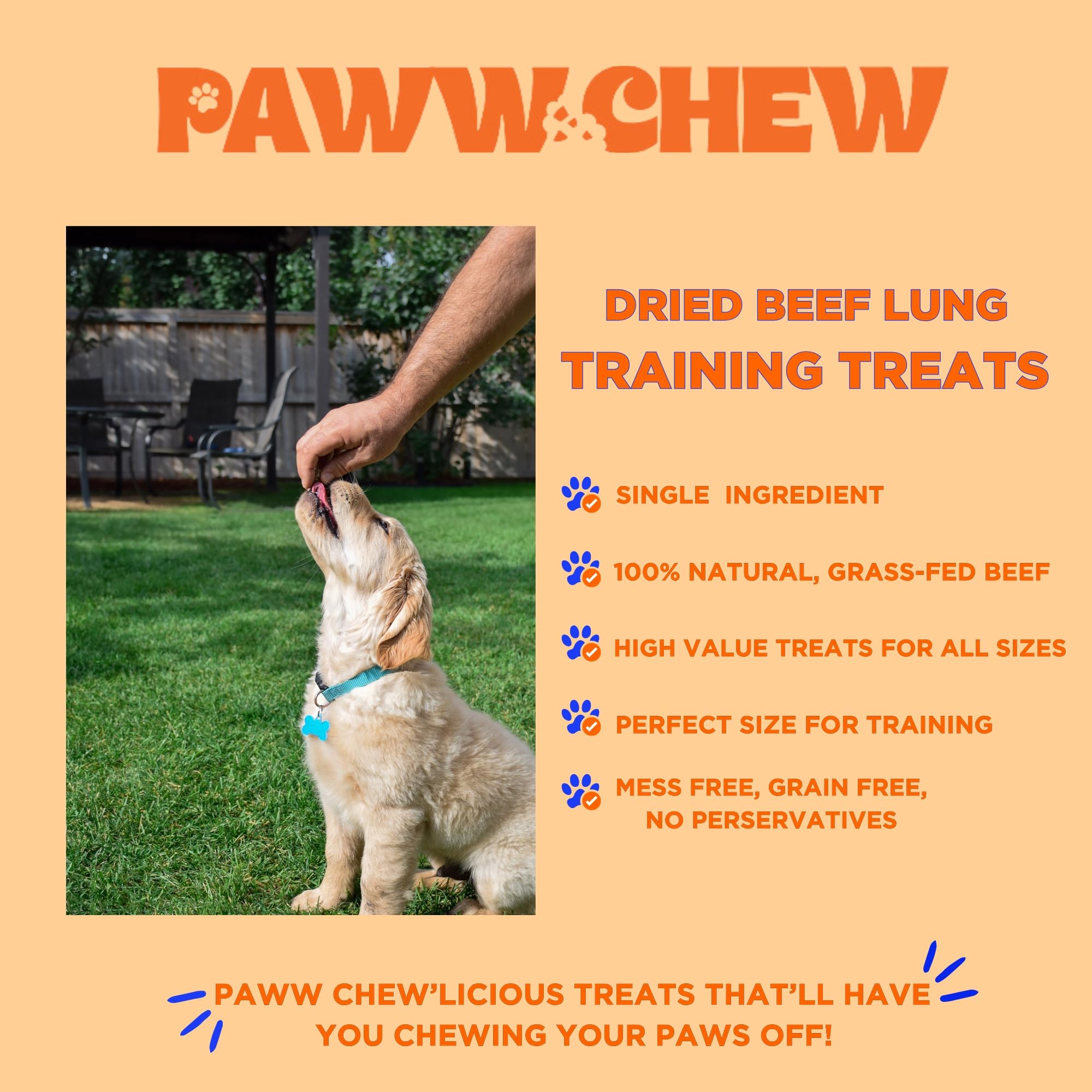 PAWW CHEW sin granos, opción apta para dietas sensibles.