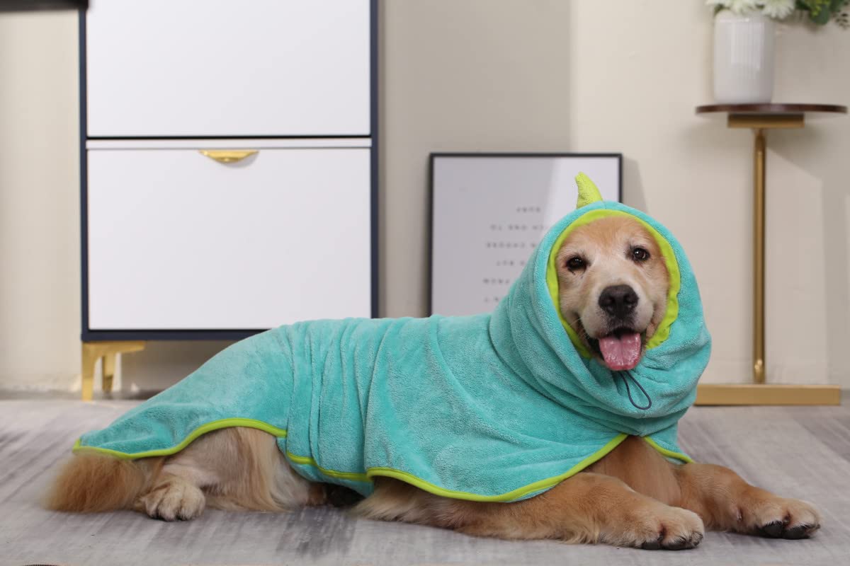 Pawyee toalla para perro facilita secado rápido y evita enfriamiento tras el baño