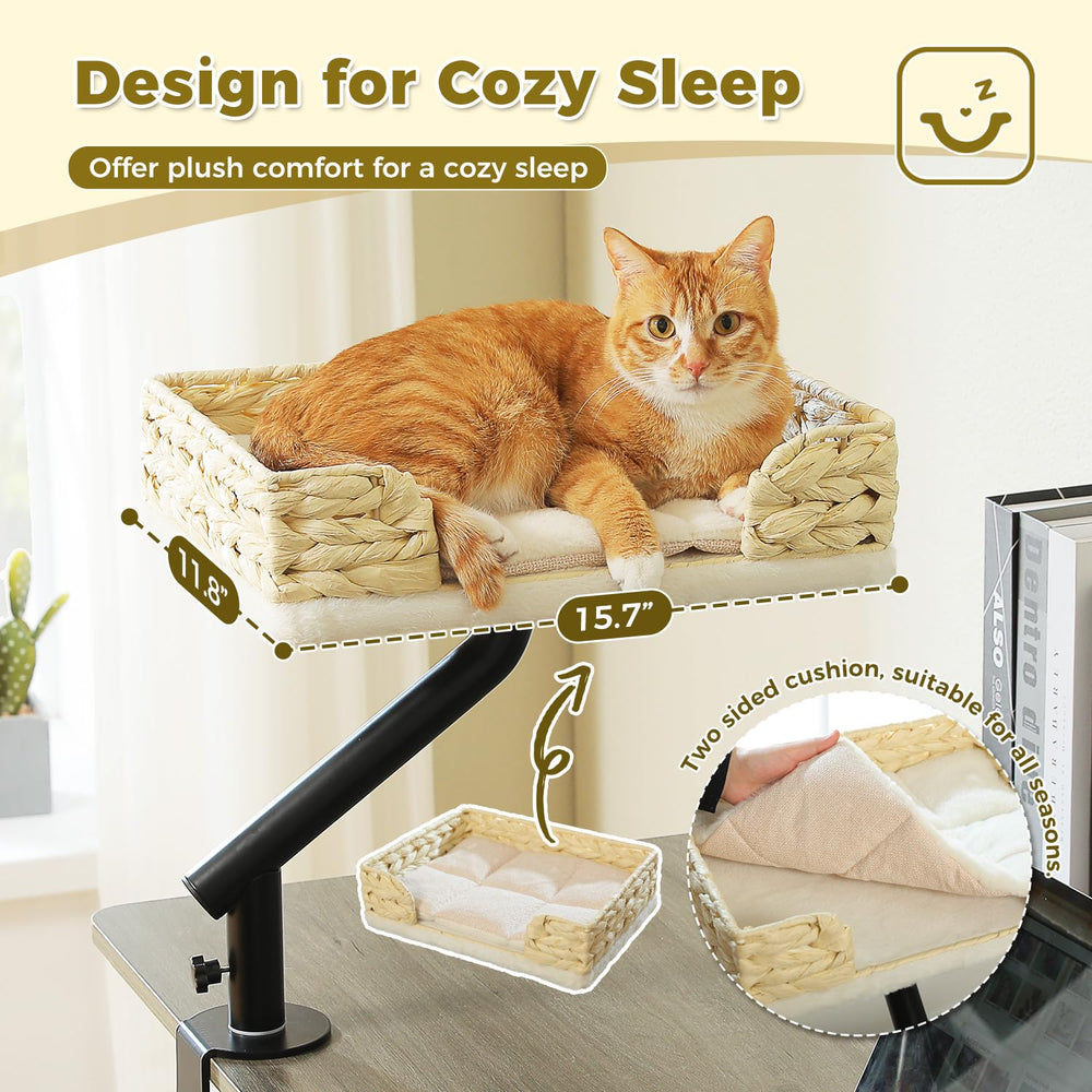 PAWZ Road abrazadera-ajuste-escritorio: instalación segura en el borde de la mesa.