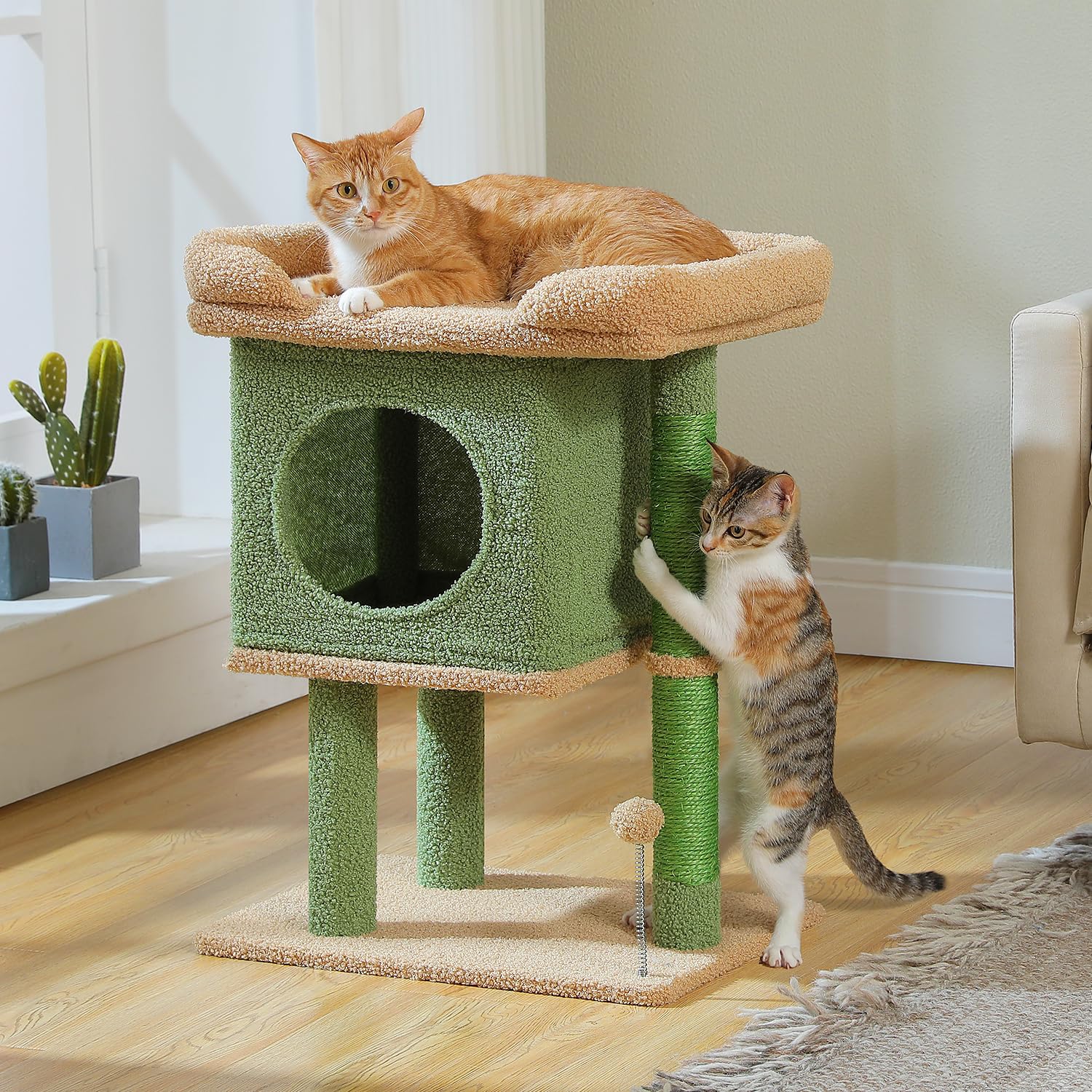 PAWZ Road Arbol Gato detalle rascadores sisal y juego