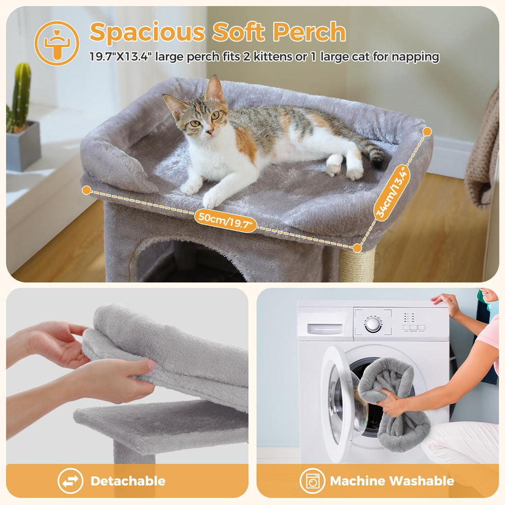 PAWZ Road árbol para gatos: dos postes de sisal para rascar