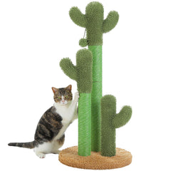 PAWZ Road cactus rasca para gatos con tres postes para rascar y ejercitarse