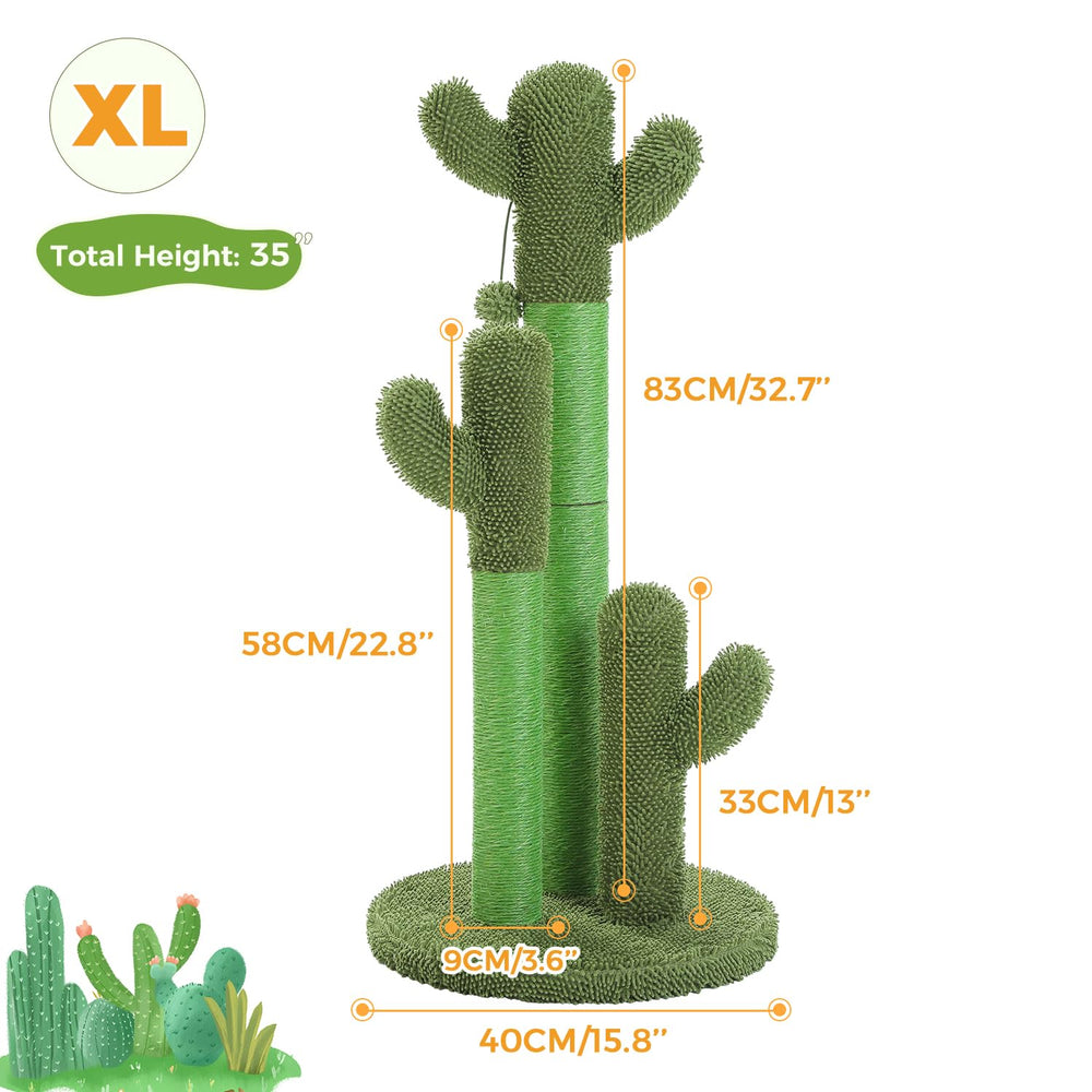 PAWZ Road cactus rascador, ensamblaje rápido para disfrutar en minutos.