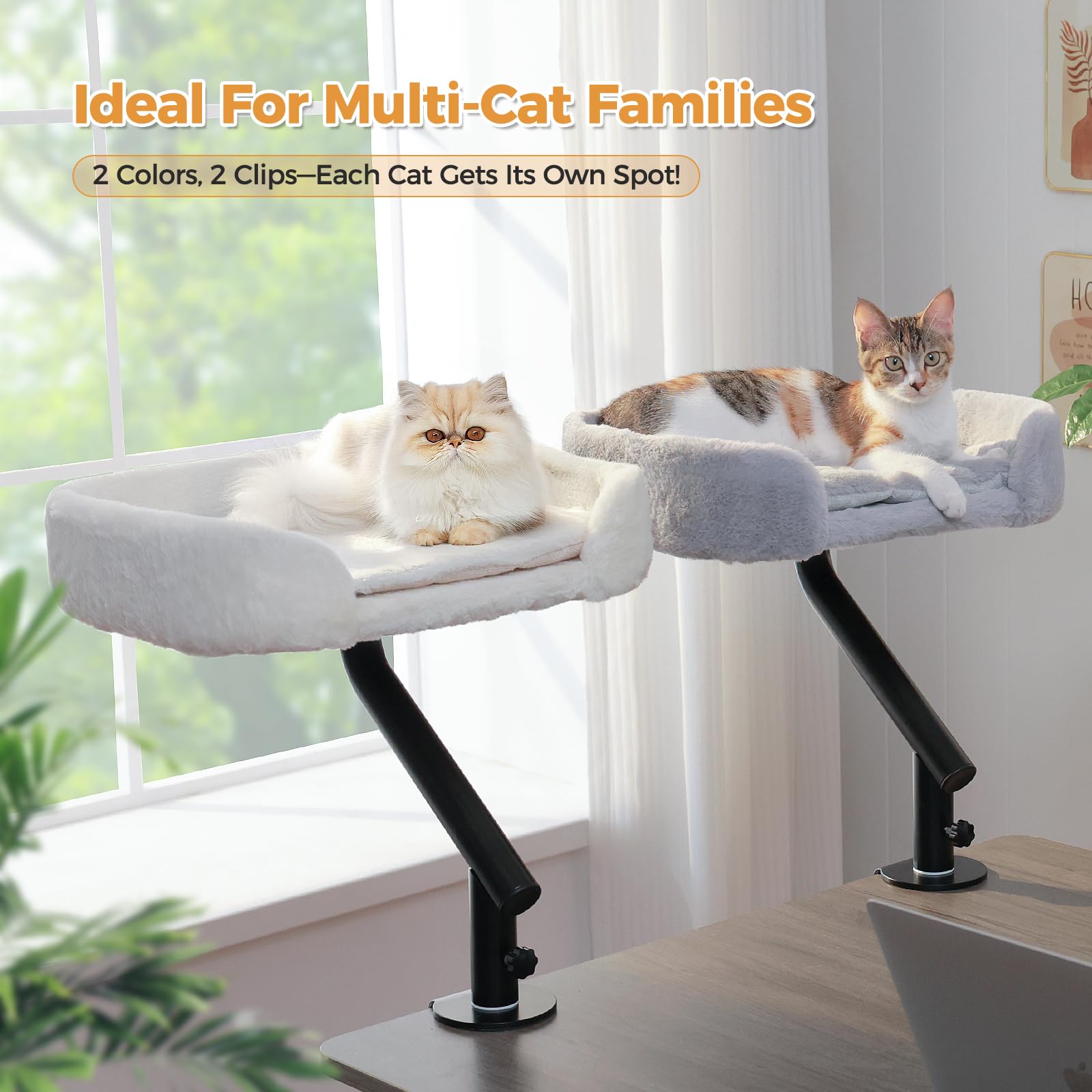 PAWZ Road cama para gatos junto a la mesa, sensación de cercanía