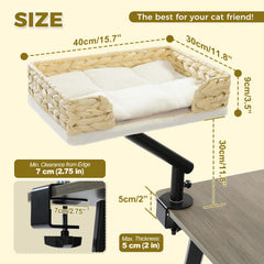 PAWZ Road rotacion-360-cama-escritorio: acceso fácil desde cualquier ángulo para tu gato.