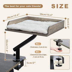 PAWZ Road Soporte Ajustable para Escritorio: instalación estable y rápida.