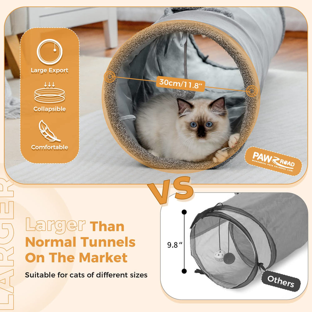 PAWZ Road tunel gato 51 pulgadas, conectores para ampliar el recorrido.