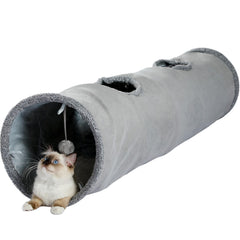 PAWZ Road tunel gato 51 pulgadas, vista frontal para exploración segura.