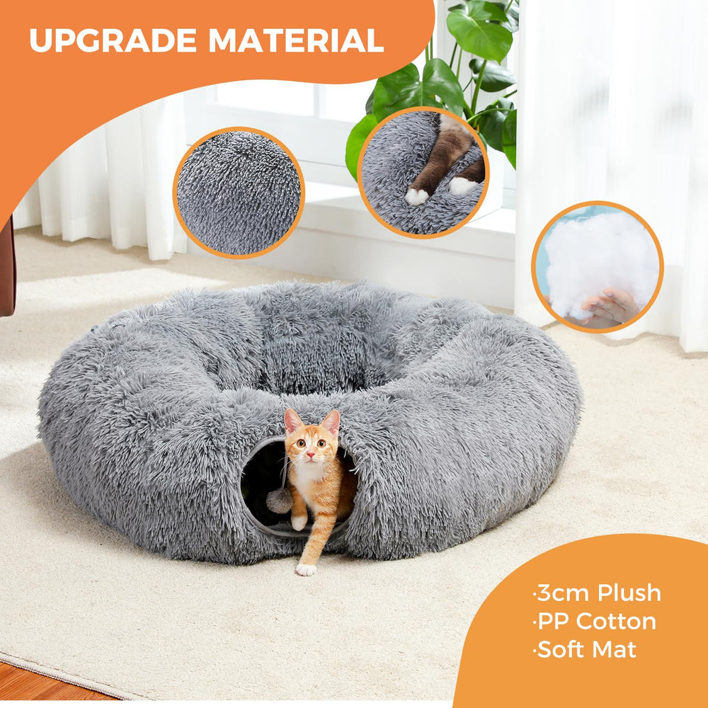 PAWZ Road tunel gato grande: plegable para almacenamiento fácil