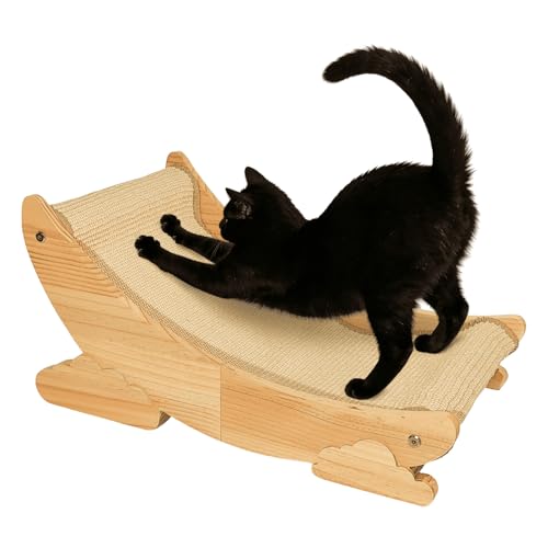 Pawzentic rascador sisal poste para gatos, diseño estable para rascar sin volcar
