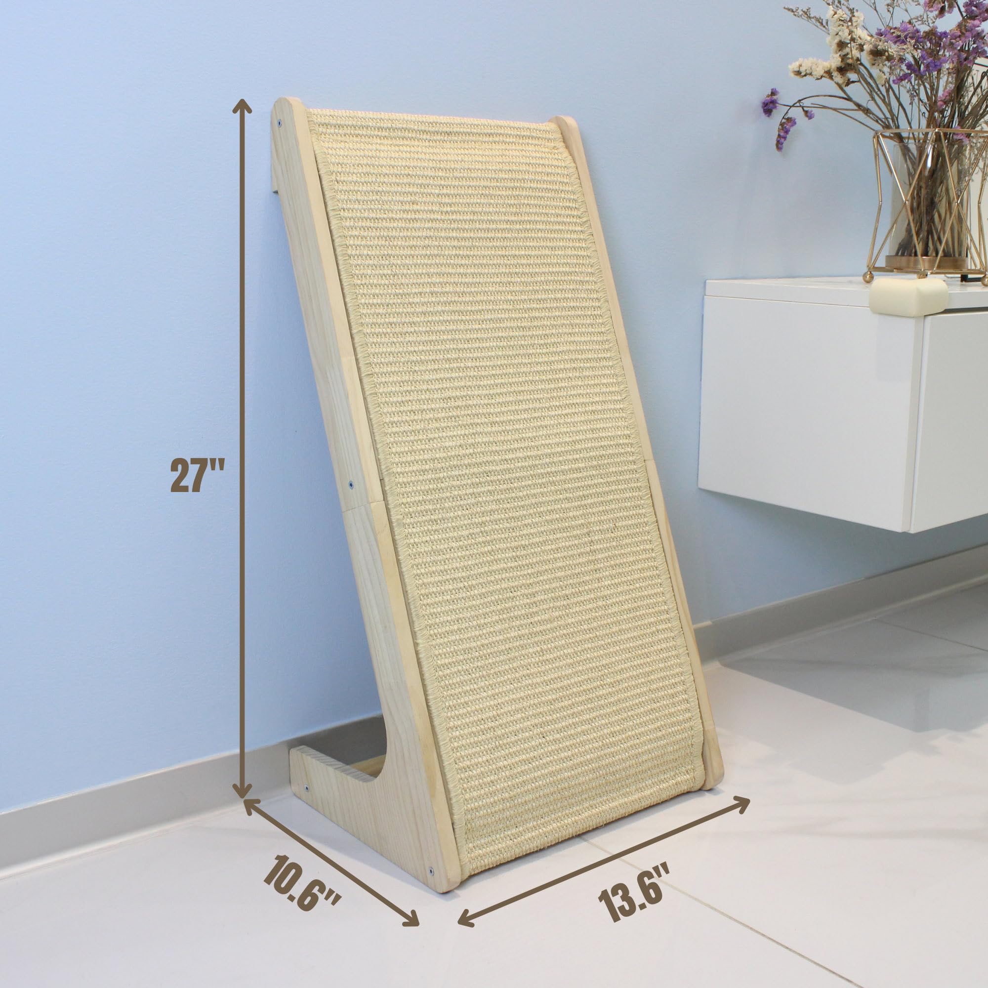Pawzentic mat-sisal-reemplazable: tapete de sisal fácil de cambiar.