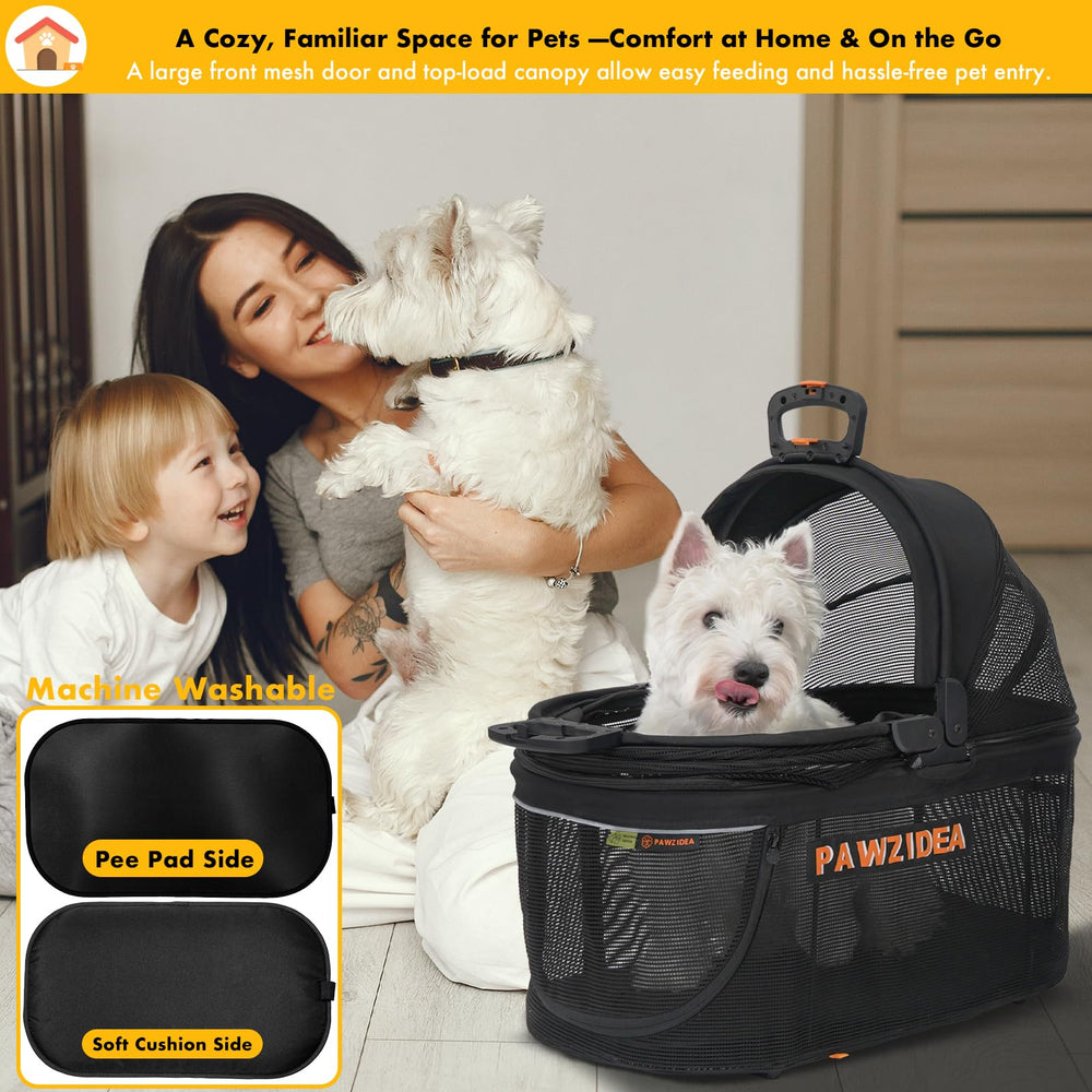 PAWZIDEA cojín acolchado extraíble, fácil de limpiar