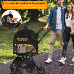PAWZIDEA dosel sin zip con acceso superior para ver a tu mascota