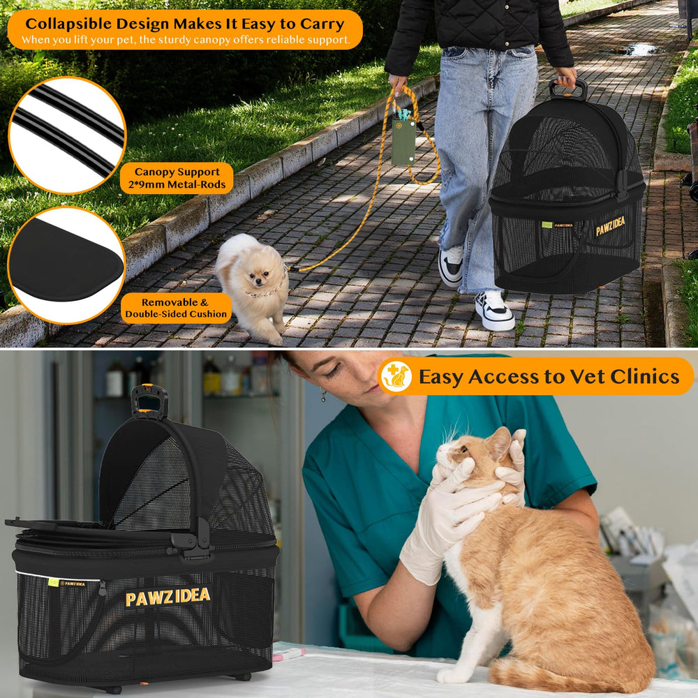 PAWZIDEA marco de aluminio ligero y plegado fácil