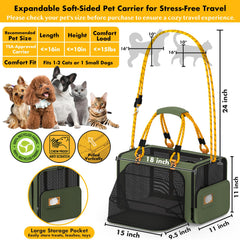 PAWZIDEA portador con ventilación 360 para aire fresco durante el viaje.
