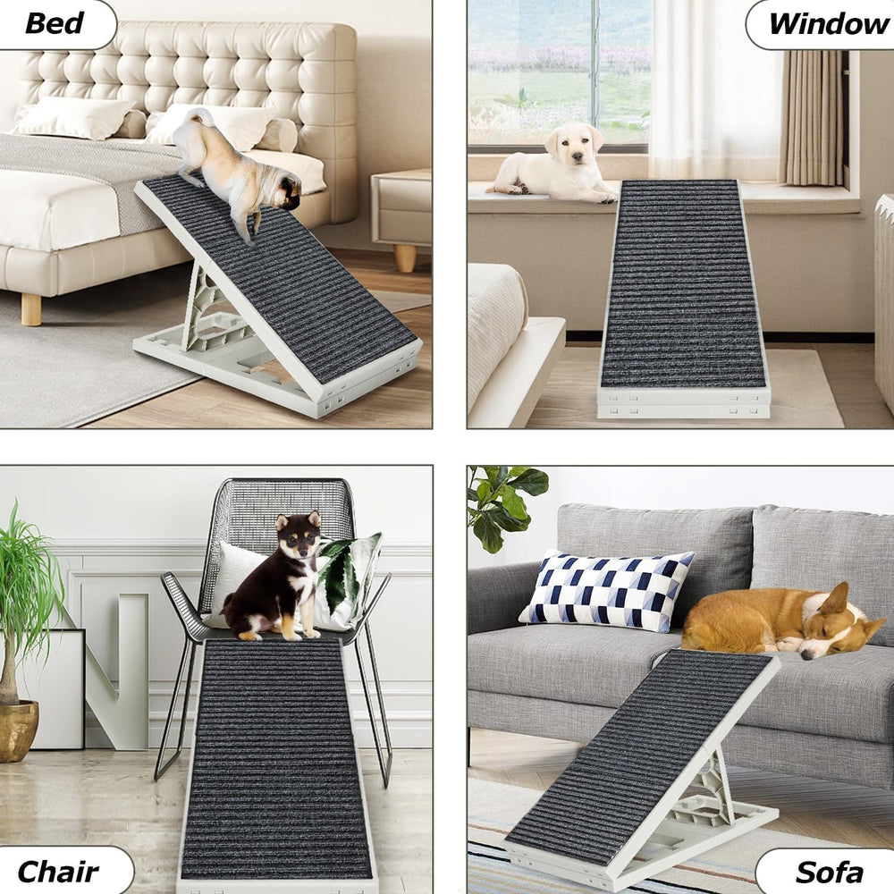 Pawzone plataforma plegable para almacenamiento y transporte fácil.