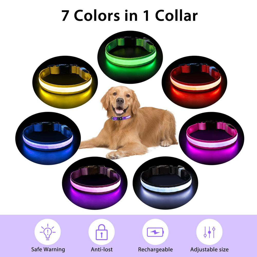 PcEoTllar collar impermeable y carga USB: perfecto para juegos acuáticos.